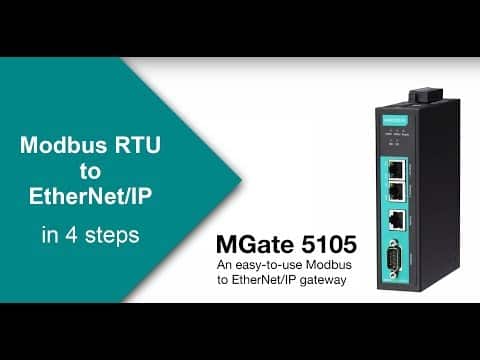Convert Modbus RTU to EtherNet/IP in 4 steps 